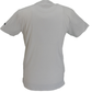 Lambretta Mens Silver Striped Retro T Shirt