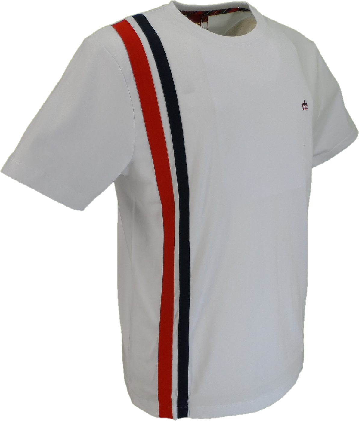 Merc London Mens White Belmont T Shirt