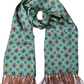 Tootal Mens Retro Geo Print 100% Silk Scarves