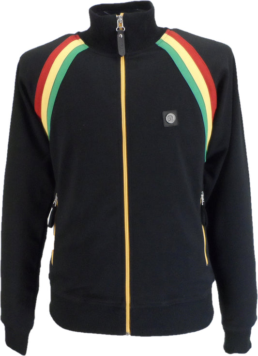 Trojan Mens Rasta Raglan Taped Track Top