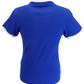 Trojan Mens Cobalt Blue Stripe Front Cotton Peach T-Shirt