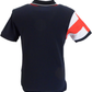 Trojan Mens Navy George Flag Twin Tipped Polo Shirt