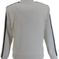 Trojan Mens Ecru Twin-Stripe Contrast Zip Retro Track Tops