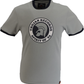 Trojan Mens Grey Spirit of 69 100% Cotton Peach T-Shirt