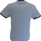 Trojan Mens Powder Blue Target 100% Cotton Peach T-Shirt