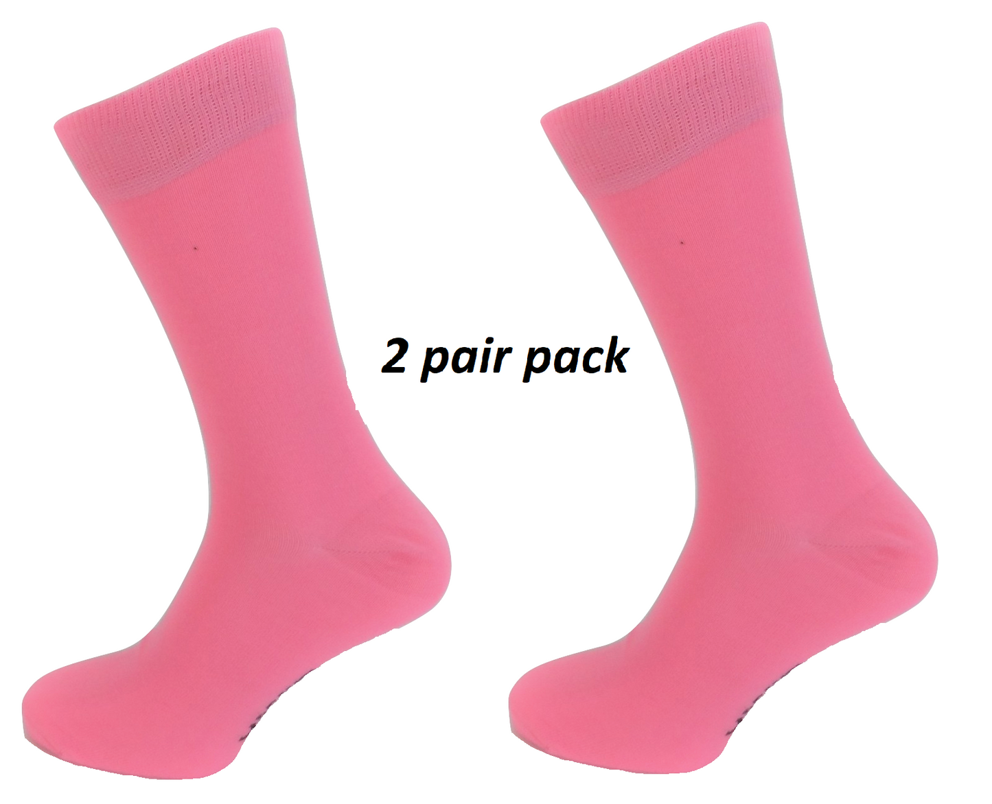 Ladies 2 Pair of Pack Pink Socks