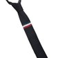 Mazeys Mens Retro Mod Square End 3 Striped Knitted Ties