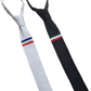 Mazeys Mens Retro Mod Square End 3 Striped Knitted Ties