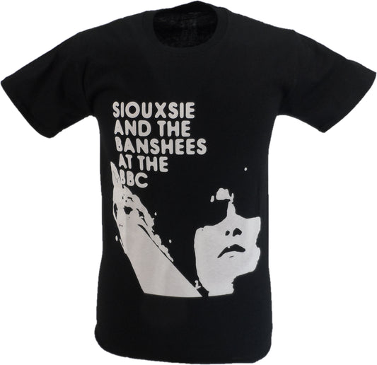 Mens Black Official Siouxsie and The Banshees At The BBC T Shirt