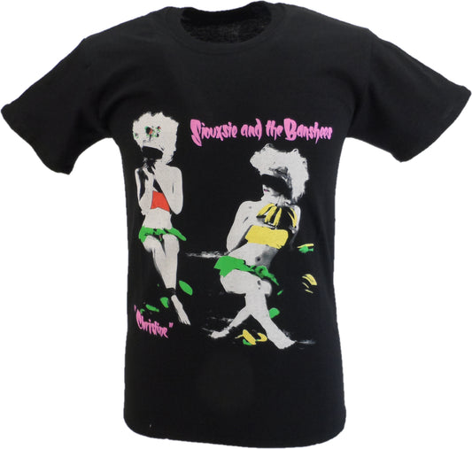 Mens Black Official Siouxsie and The Banshees Christine single T Shirt