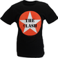 Mens Black Official The Clash Star Badge T Shirt