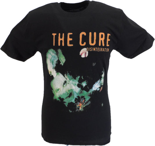 Camiseta oficial para hombre con portada del álbum The Cure Disintegration