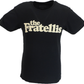 Mens Black Official The Fratellis Logo T Shirt