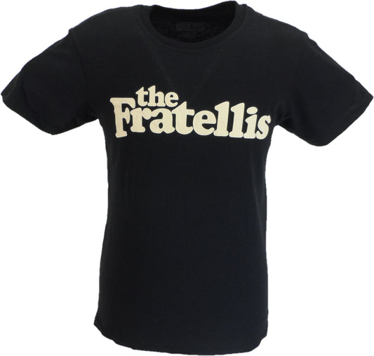Mens Black Official The Fratellis Logo T Shirt