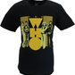 Mens Black Official The Who Yellow Band Shot T Shirt