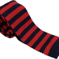 Mazeys Mens Retro Mod Striped Knitted Ties