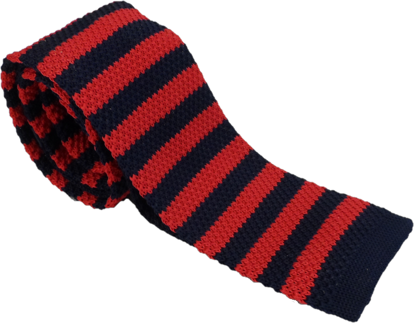 Mazeys Mens Retro Mod Striped Knitted Ties