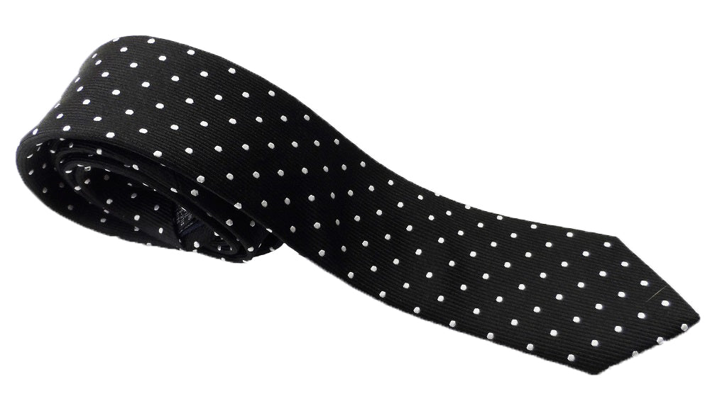 Tootal Polka Dots Silk Skinny Tie