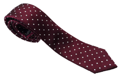 Tootal Polka Dots Silk Skinny Tie