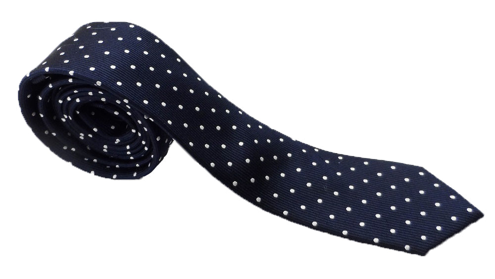 Tootal Polka Dots Silk Skinny Tie