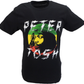 Herre Officiel Licenseret Peter Tosh Lightning Logo T-Shirt