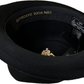 Mens Classic 100% Wool Black Trilby Hat