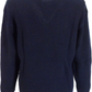 Mens Navy Blue Waffle Jumper