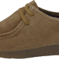 Roamers Mens Retro Camel Brown Walibee Style Real Suede Shoes