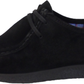 Roamers Mens Retro Black Walibee Style Real Suede Shoes