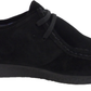 Roamers Mens Retro Black Walibee Style Real Suede Shoes
