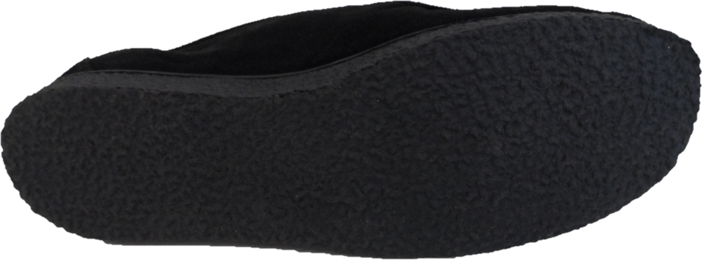 Roamers Mens Retro Black Walibee Style Real Suede Shoes