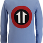 Ska & Soul Sky Blue 'Daltrey' Turtle Neck Jumper