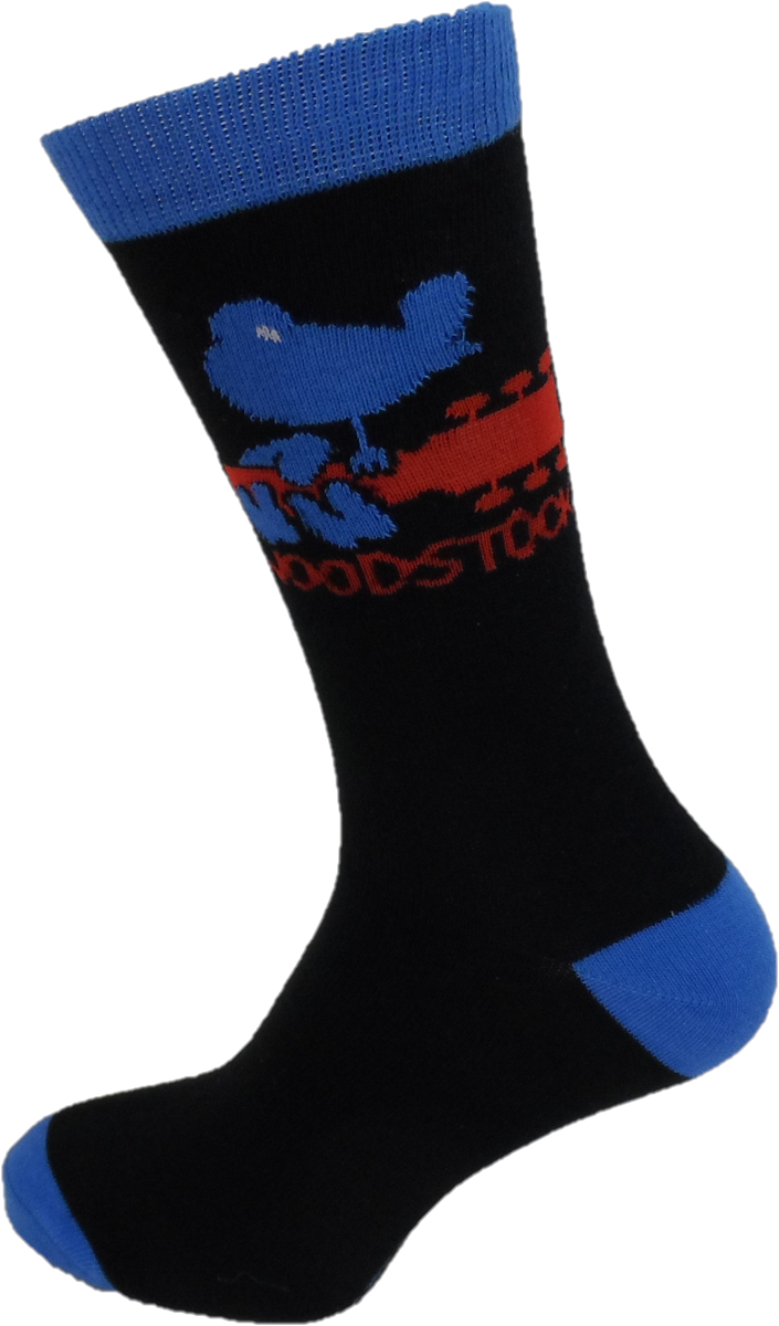 Mens Officially Licensed Woodstock Socks