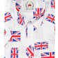 Relco chemises boutonnées à manches courtes Union Jack pour hommes