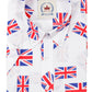 Relco camisas de manga corta con botones Union Jack para hombre