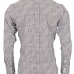 Camicia Relco Platinum da uomo con motivo geo check a maniche lunghe retrò mod button down