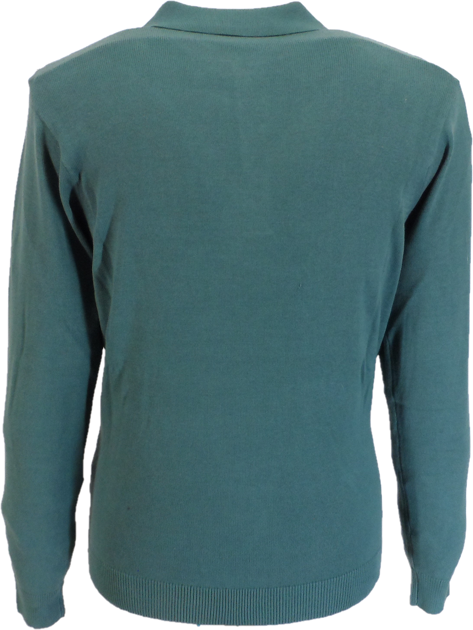 قميص بولو محبوك متعدد الخطوط Gabicci للرجال باللون الأخضر العرعر ويليس