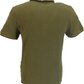 Ben Sherman Men's Signature Camouflage Green 100% Cotton Polo Shirt