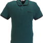 قميص بولو رجالي من ben sherman باللون الأخضر المحيطي مصنوع من القطن بنسبة 100%