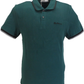 Ben Sherman Polo signature vert océan 100 % coton pour hommes