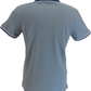 Lambretta Ashley Blue/White/Sodalite Retro Target Logo 100% Cotton Polo Shirts