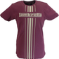 Lambretta Mens Grape Purple Striped Retro T Shirt