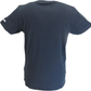 Lambretta Mens Navy Blue Striped Retro T Shirt
