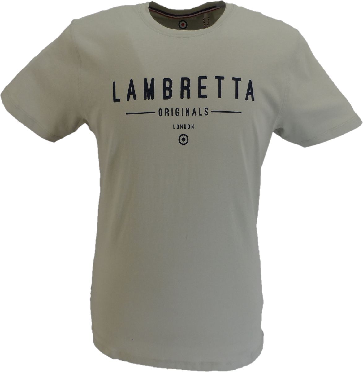 Lambretta Mens Stone Originals Logo T Shirt …