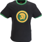 Trojan Records schwarzes klassisches Helm-T-Shirt aus 100 % Baumwolle