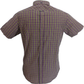 Ben Sherman Mens Grape Gingham Check Short Sleeved Shirts …