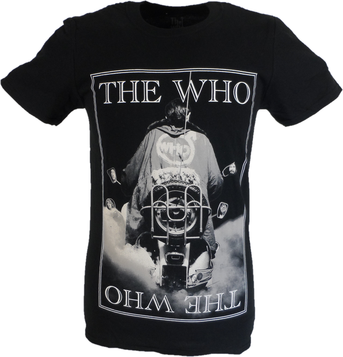Schwarzes offizielles Herren-T-Shirt „The Who Quadrophenia“.