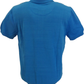 Trojan Records Mens Blue Spear Point Collar Cable Knitted Polo Shirt