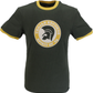 T-shirt da uomo Trojan Records Army Green Spirit of 69 100% cotone pesca
