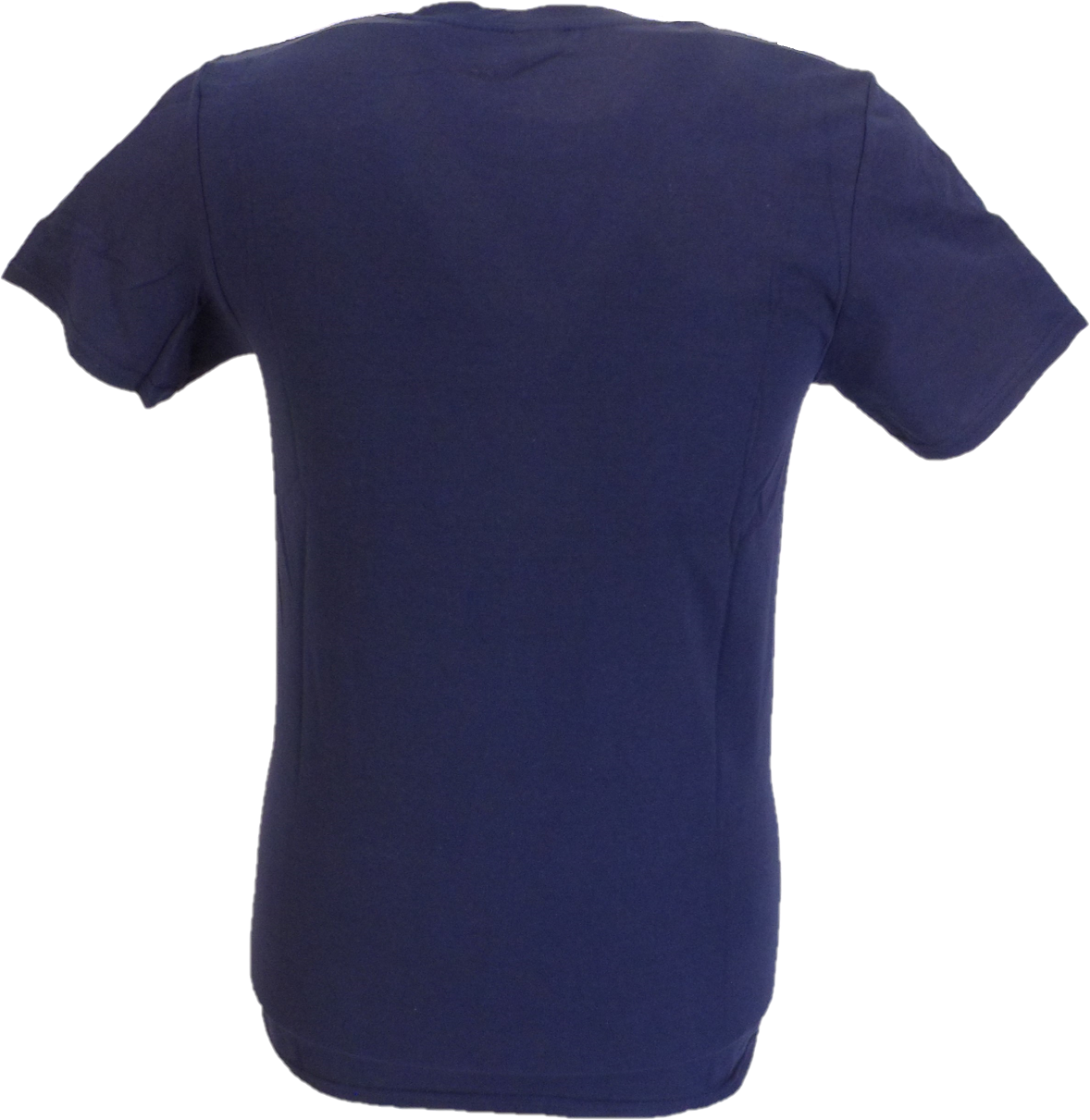 Mens Official Licensed Oasis Navy Blue Oblong Target Logo T Shirt